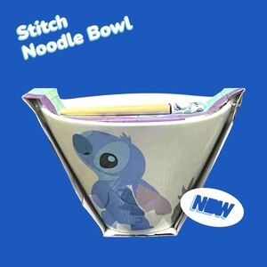Stitch Noodle Bowl with Chopsticks